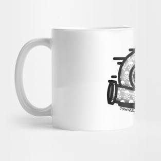 Turbo Snail - Rock On (Gray) Mug